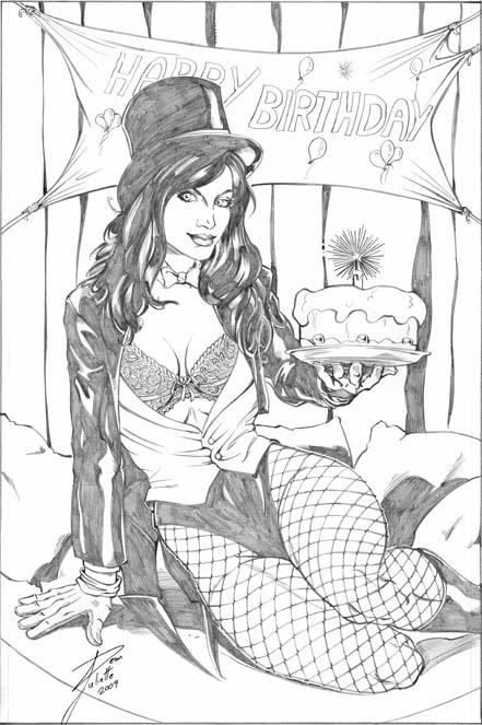 Dean Juliette, Website, Launch, Zatanna, Sexy, Lara Croft, Tomb Raider, Sketch, Artwork
