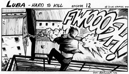 luba, james bond, comic strip, hard to kill, dion hamill
