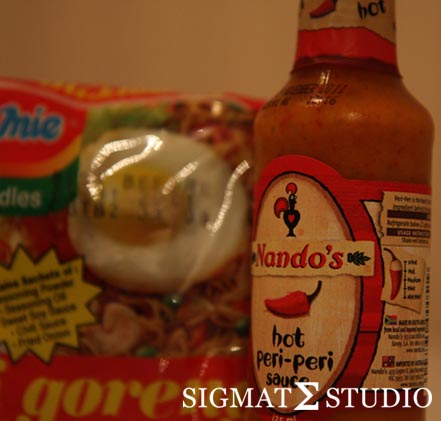 recipe,indo, indomie goreng, peri peri, nando, geek food, instant noodles, photography, canon 40D, 17-55, 2.8