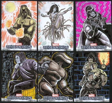 Marvel Beginnings, Card Set, Trading Card, Sketch Cards, Frankie Washington, artwork, eBay, Doctor Octopus