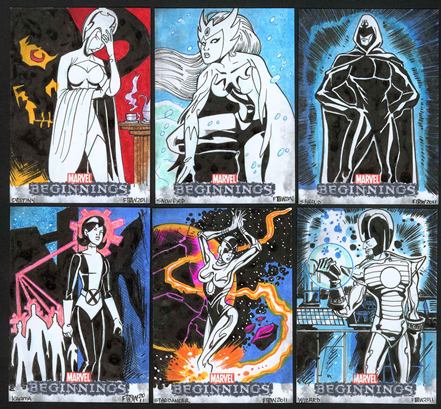 Marvel Beginnings, Card Set, Trading Card, Sketch Cards, Frankie Washington, artwork, eBay, Doctor Octopus