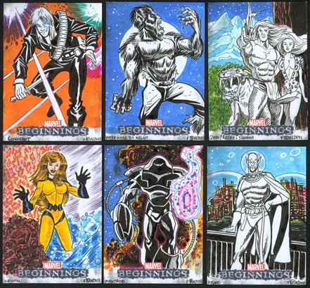 Marvel Beginnings, Card Set, Trading Card, Sketch Cards, Frankie Washington, artwork, eBay, Doctor Octopus