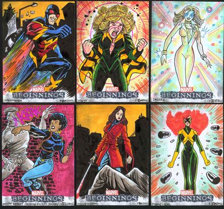 Marvel Beginnings, Card Set, Trading Card, Sketch Cards, Frankie Washington, artwork, eBay, Doctor Octopus