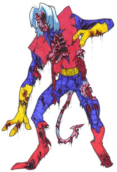 Nightcrawler Beast X-Men Zombie Marvel