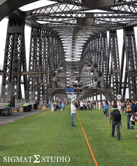 Grass Picnic Sydney Harbour Bridge