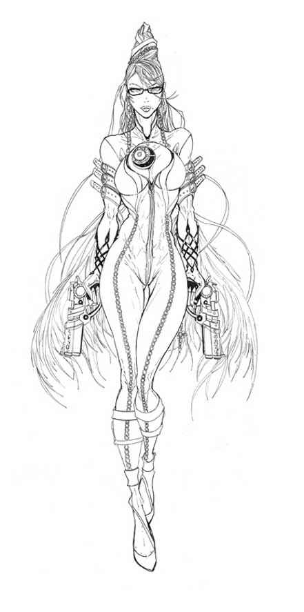 Bayonetta Sketch