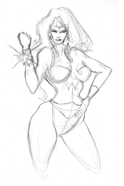Wonderwoman Sketch 1