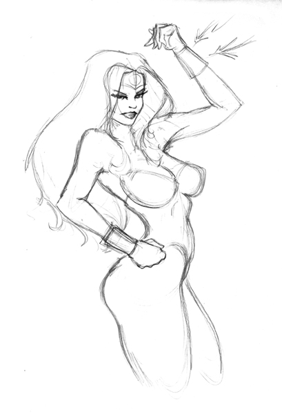 Wonderwoman Sketch 2
