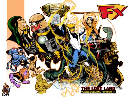 FX Lost Land, Uko Smith, catwoman, artwork